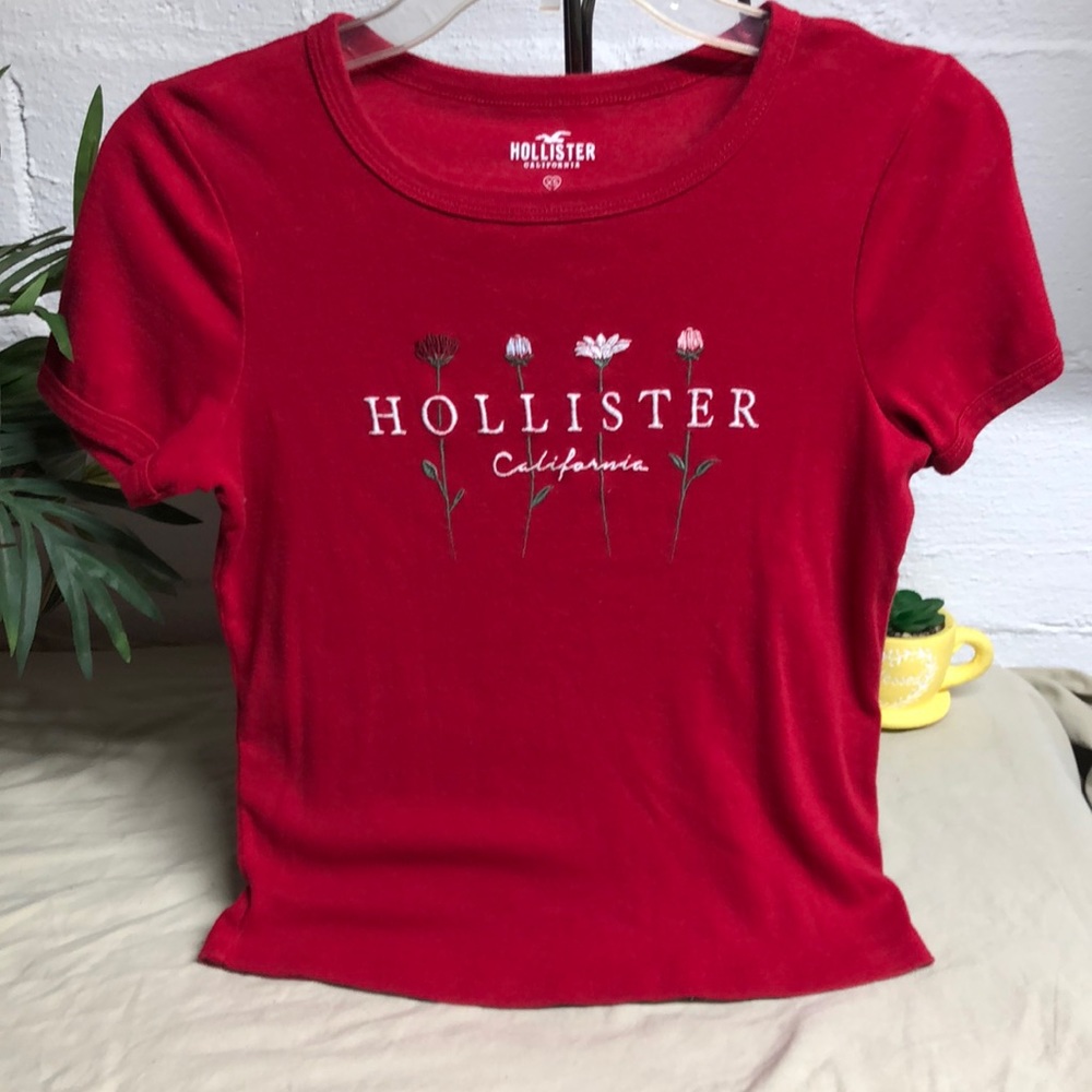 Hollister Embroidery front T-shirt